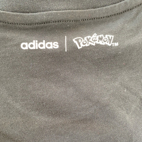 🆕 Adidas X Pokémon - Pixeled Black Tee - Small - Picture 7 of 7